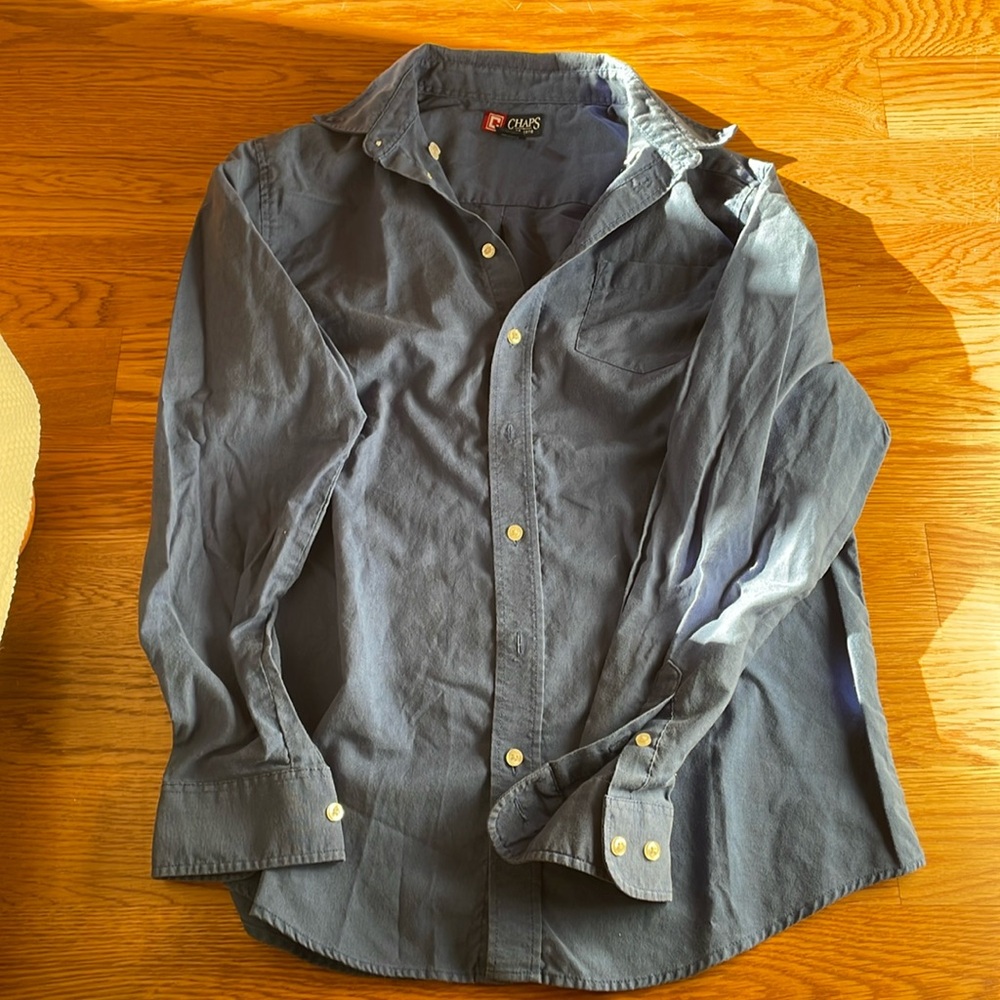 Chaps Blue Dress Shirt